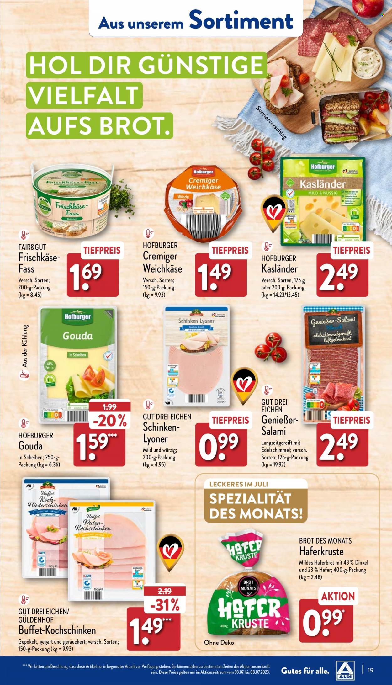 ALDI Nord Prospekte  - 3.07.2023 - 8.07.2023. Seite 19