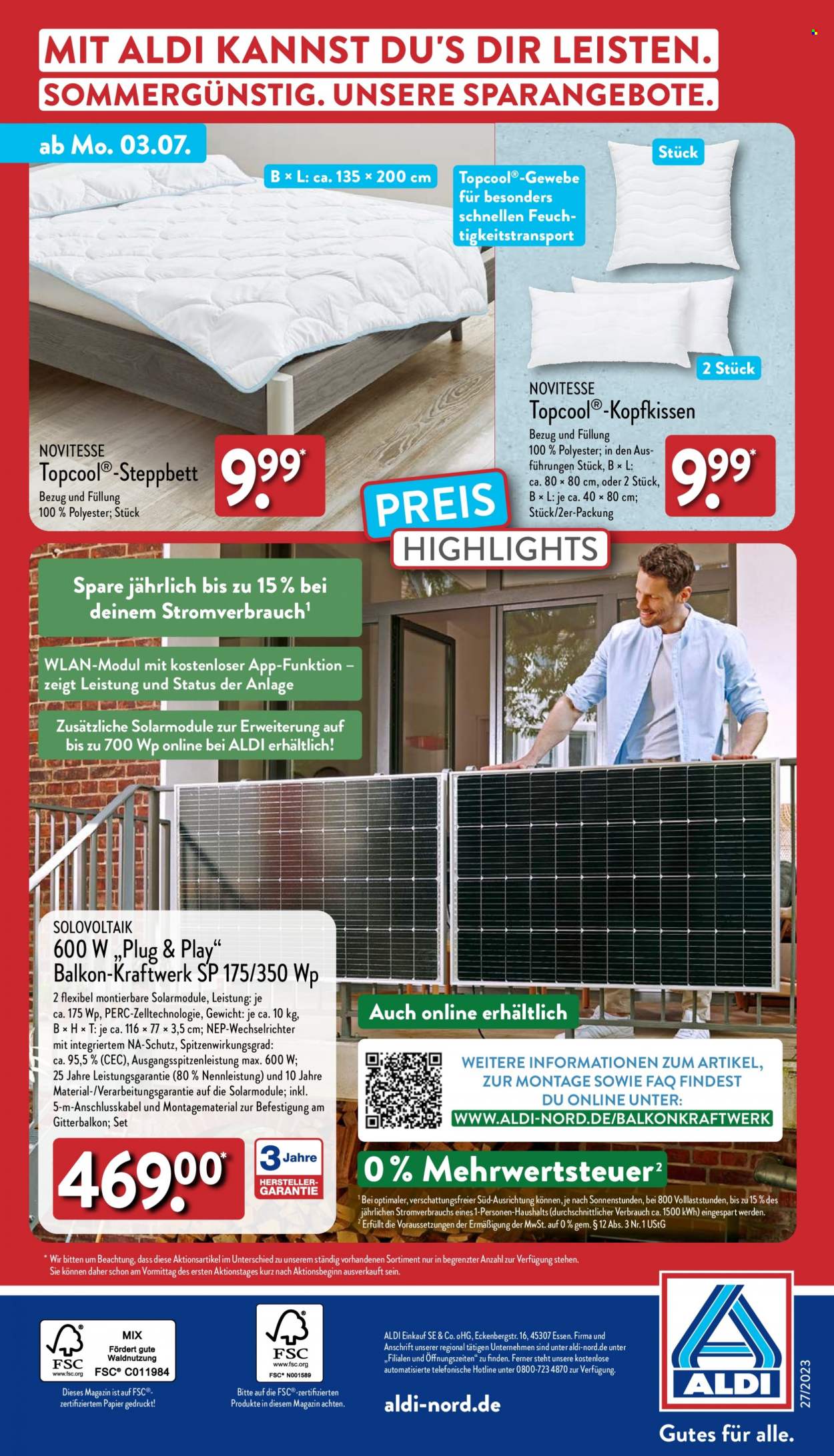 ALDI Nord Prospekte  - 3.07.2023 - 8.07.2023. Seite 33