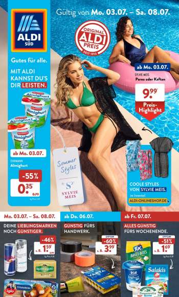 Leták ALDI SÜD - 3.7.2023 - 8.7.2023.