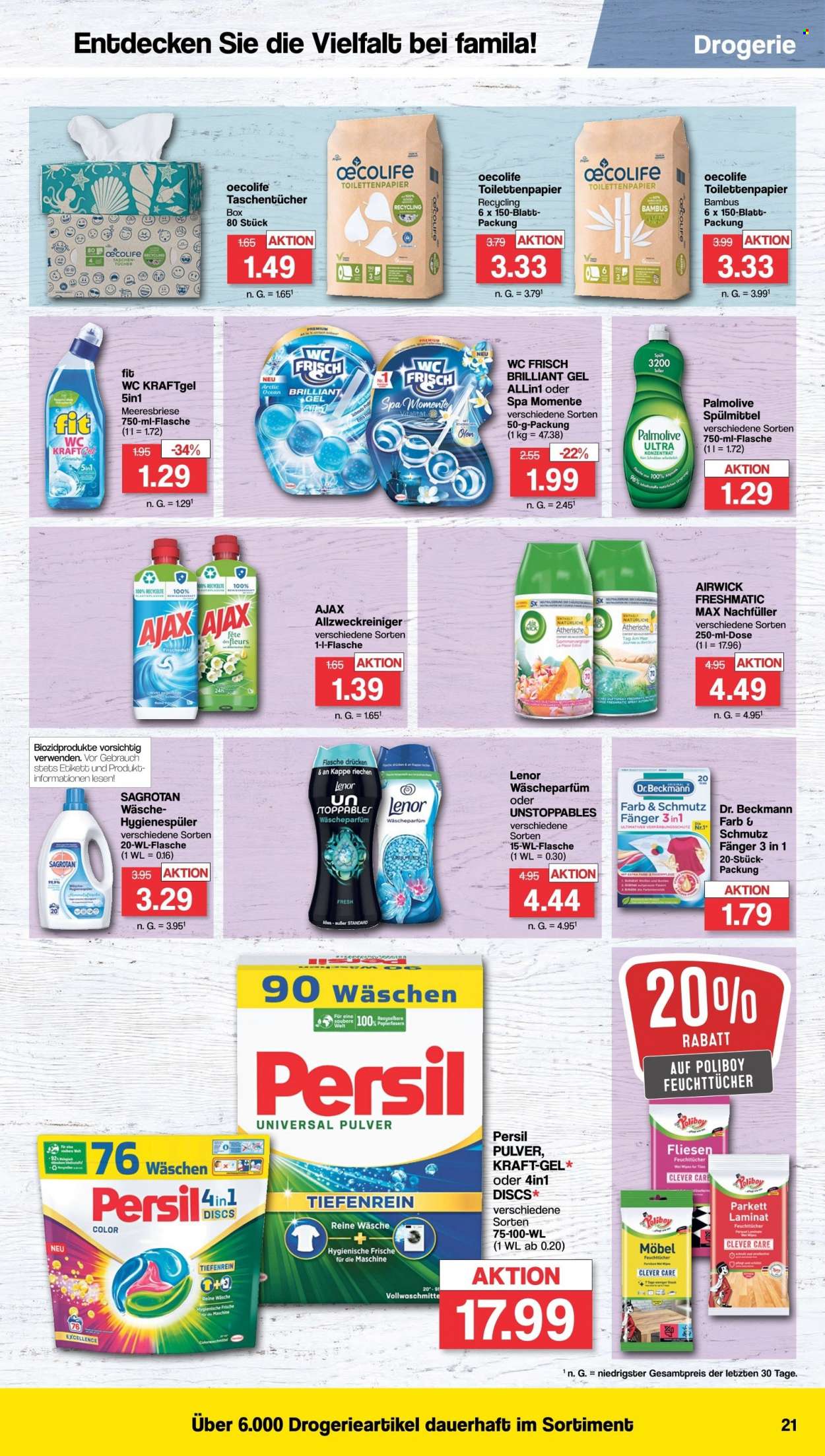 famila Prospekte  - 26.06.2023 - 1.07.2023. Seite 21