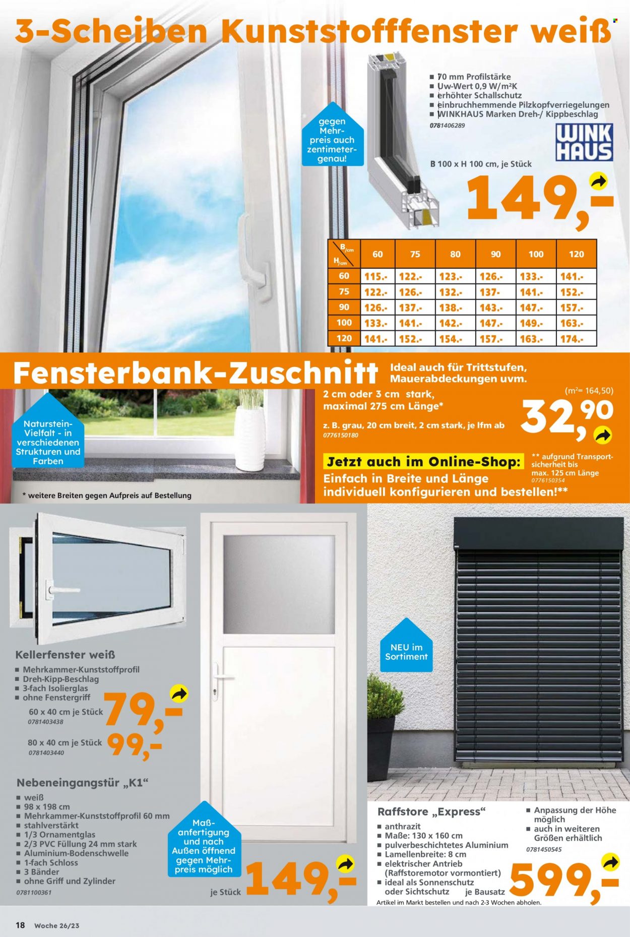 Globus Baumarkt Prospekte  - 26.06.2023 - 1.07.2023. Seite 18
