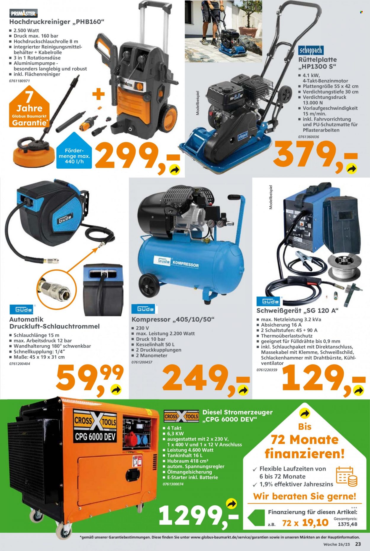 Globus Baumarkt Prospekte  - 26.06.2023 - 1.07.2023. Seite 23