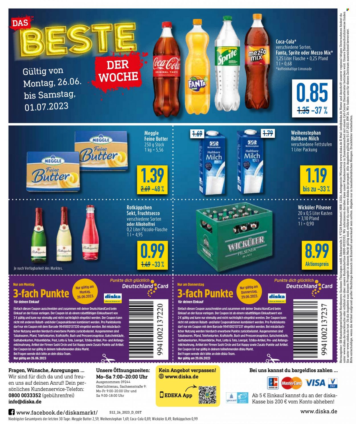 Diska Prospekte  - 26.06.2023 - 1.07.2023. Seite 12