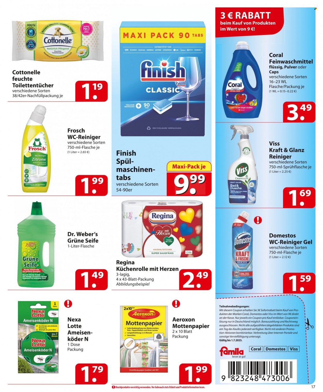 famila Prospekte  - 26.06.2023 - 1.07.2023. Seite 17