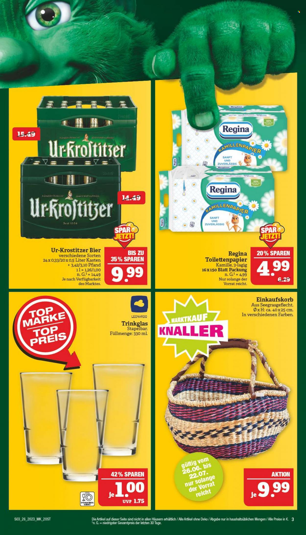 Marktkauf Prospekte  - 26.06.2023 - 1.07.2023. Seite 3
