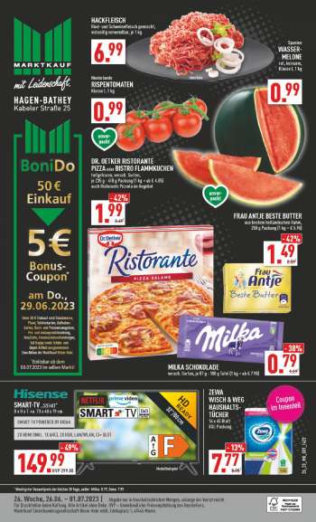 Prospekte Marktkauf - 26.06.2023 - 1.07.2023.