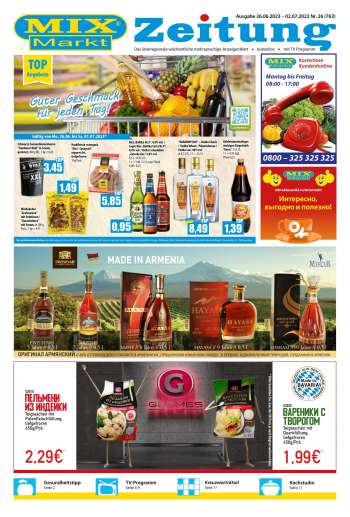 Prospekte Mix Markt - 26.06.2023 - 2.07.2023.