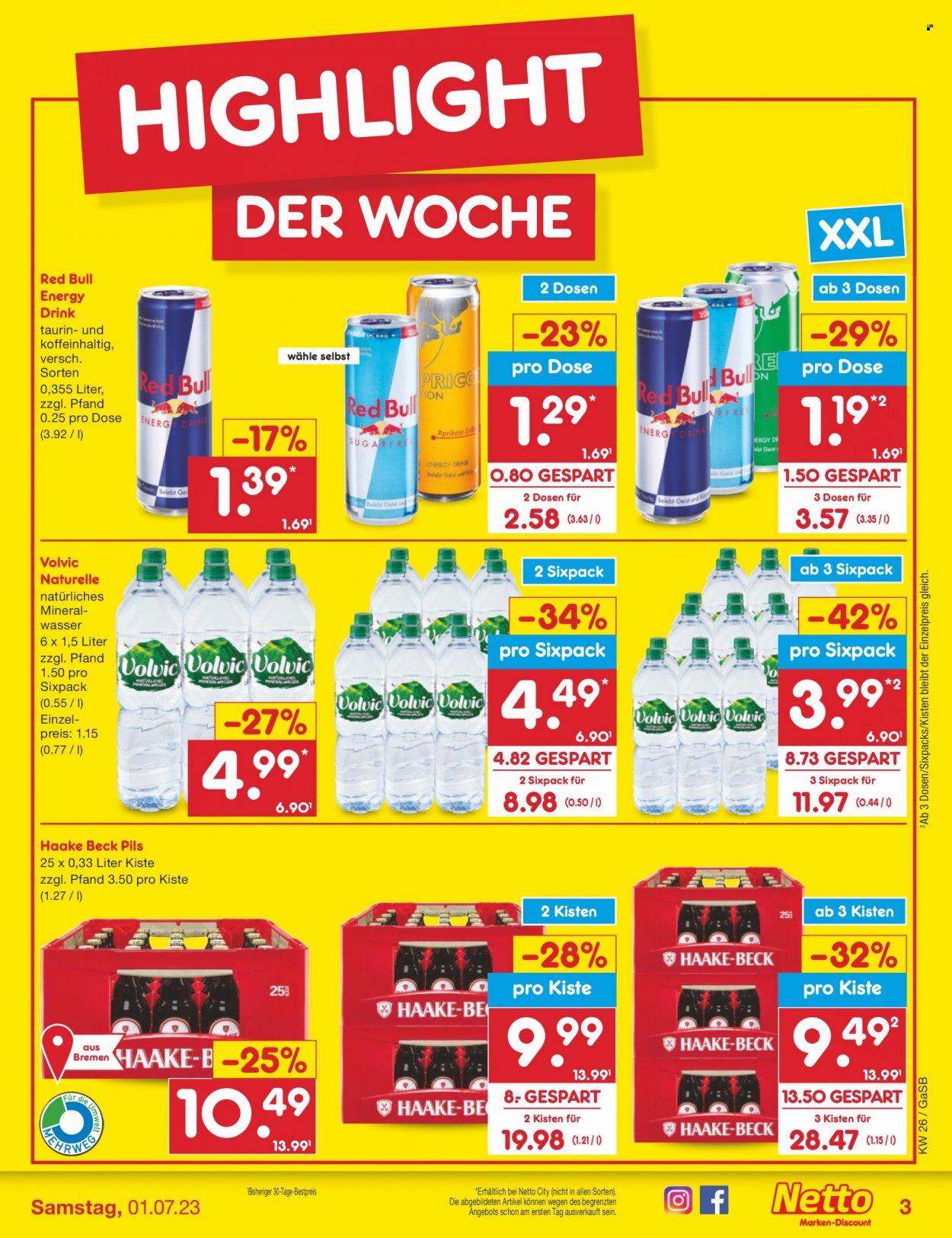 Netto Marken-Discount Prospekte  - 26.06.2023 - 1.07.2023. Seite 3