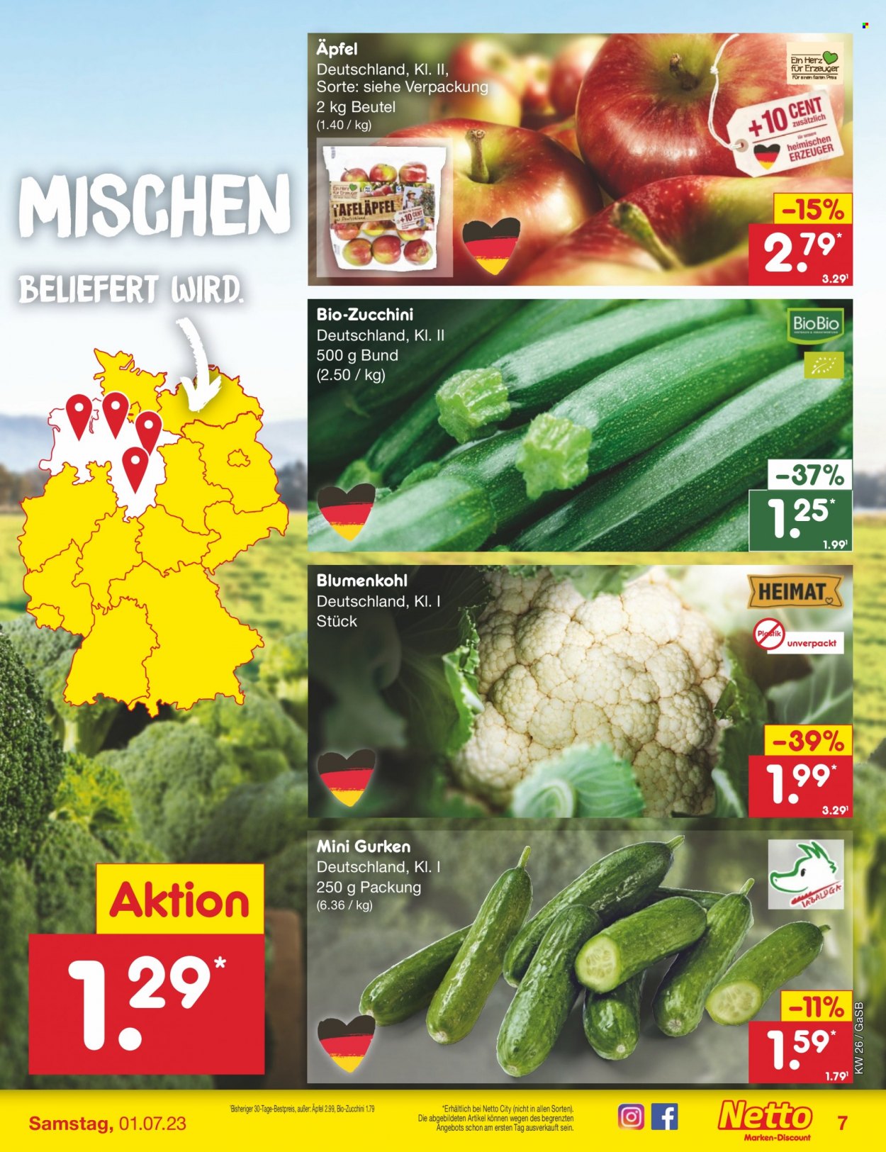 Netto Marken-Discount Prospekte  - 26.06.2023 - 1.07.2023. Seite 7