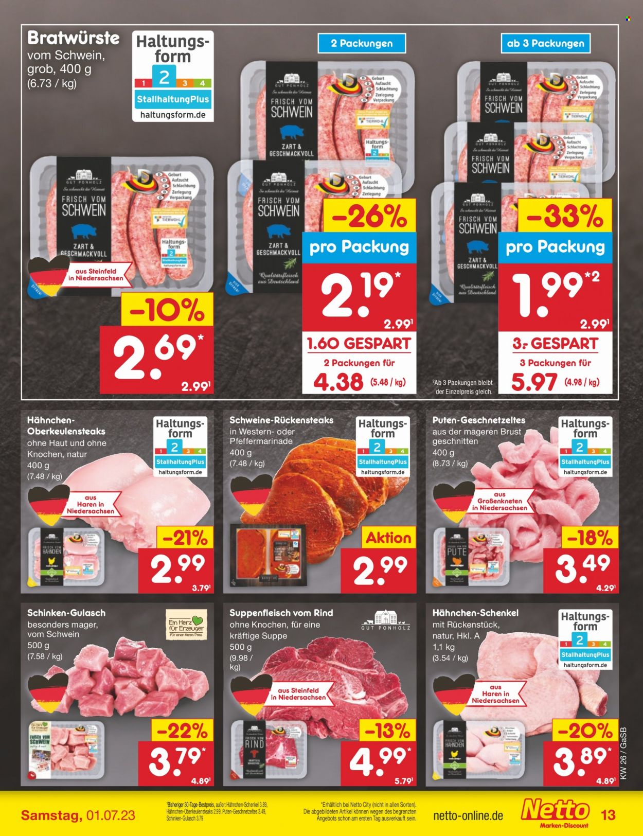 Netto Marken-Discount Prospekte  - 26.06.2023 - 1.07.2023. Seite 13