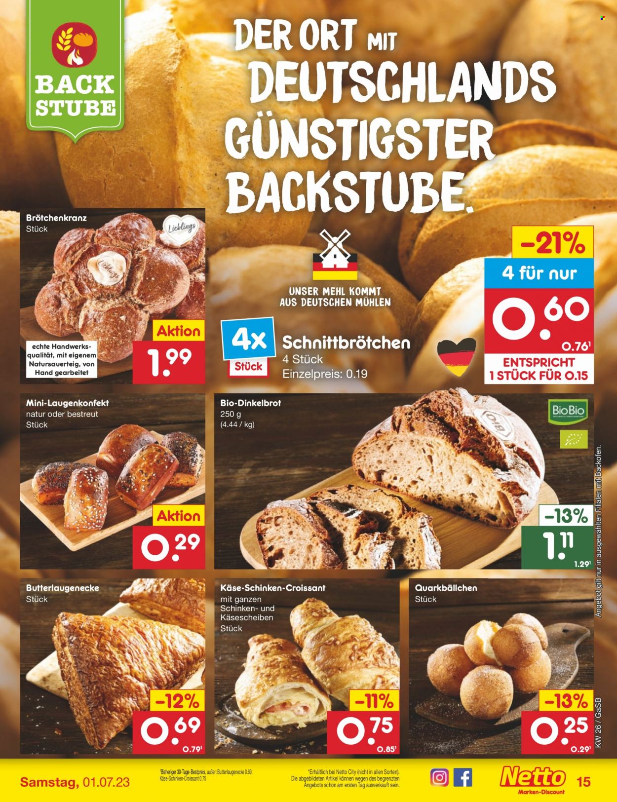 Netto Marken-Discount Prospekte  - 26.06.2023 - 1.07.2023. Seite 15