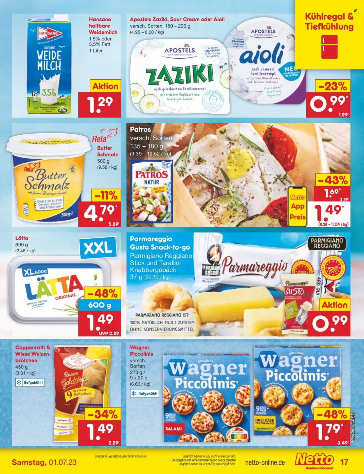 Netto Marken-Discount Prospekte  - 26.06.2023 - 1.07.2023. Seite 17