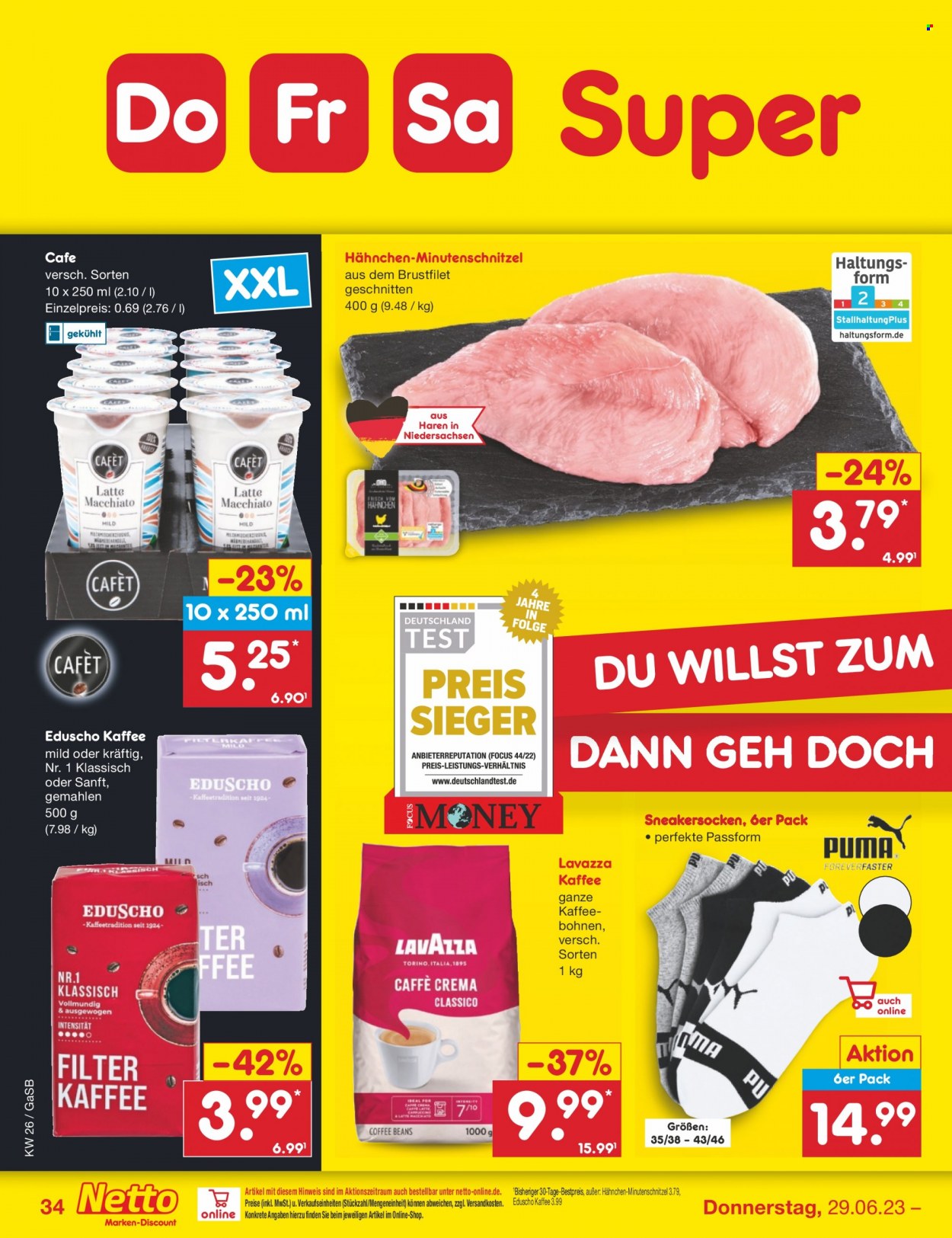 Netto Marken-Discount Prospekte  - 26.06.2023 - 1.07.2023. Seite 34