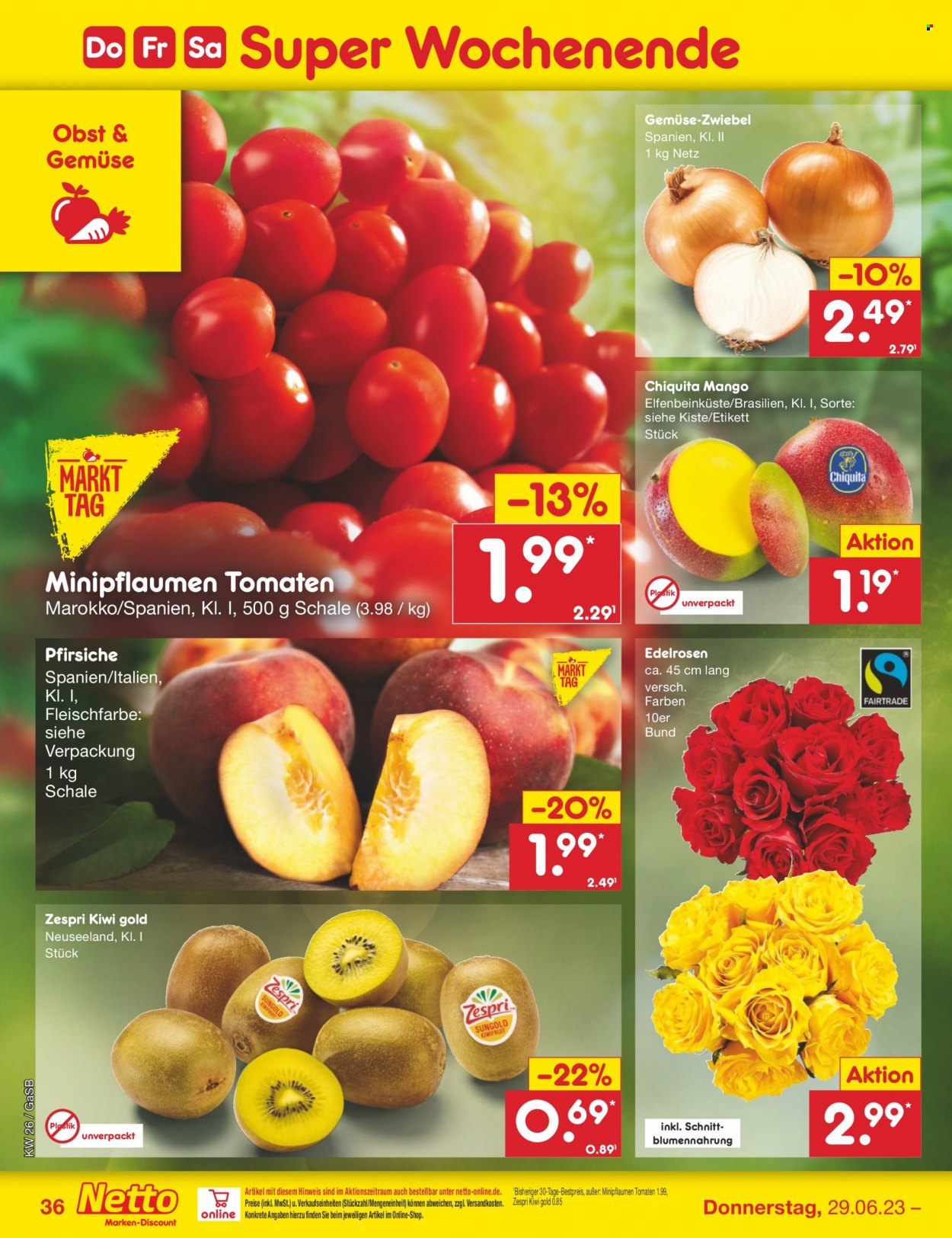 Netto Marken-Discount Prospekte  - 26.06.2023 - 1.07.2023. Seite 36