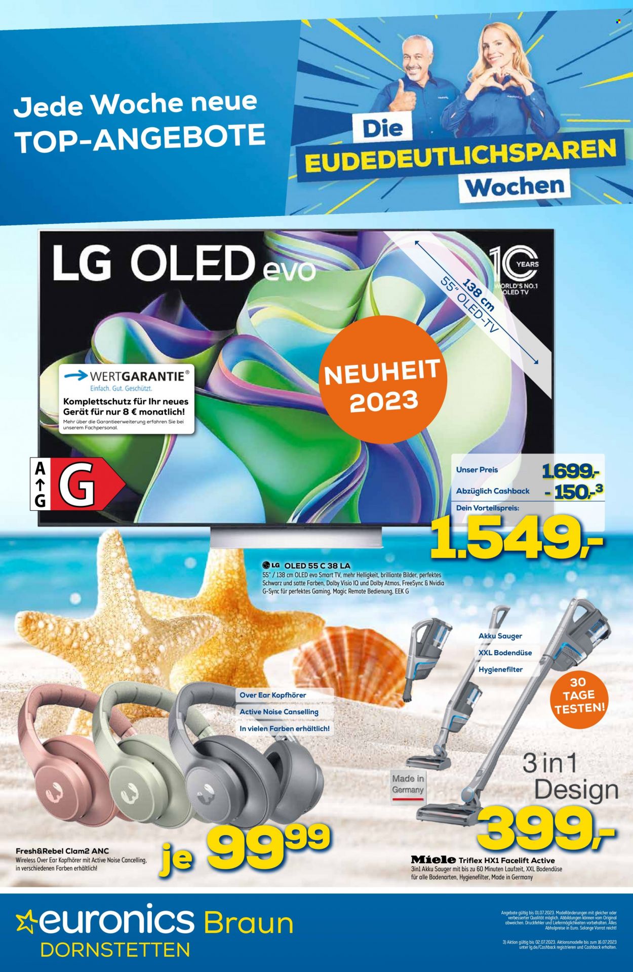 Euronics Prospekte  - 26.06.2023 - 3.07.2023. Seite 1