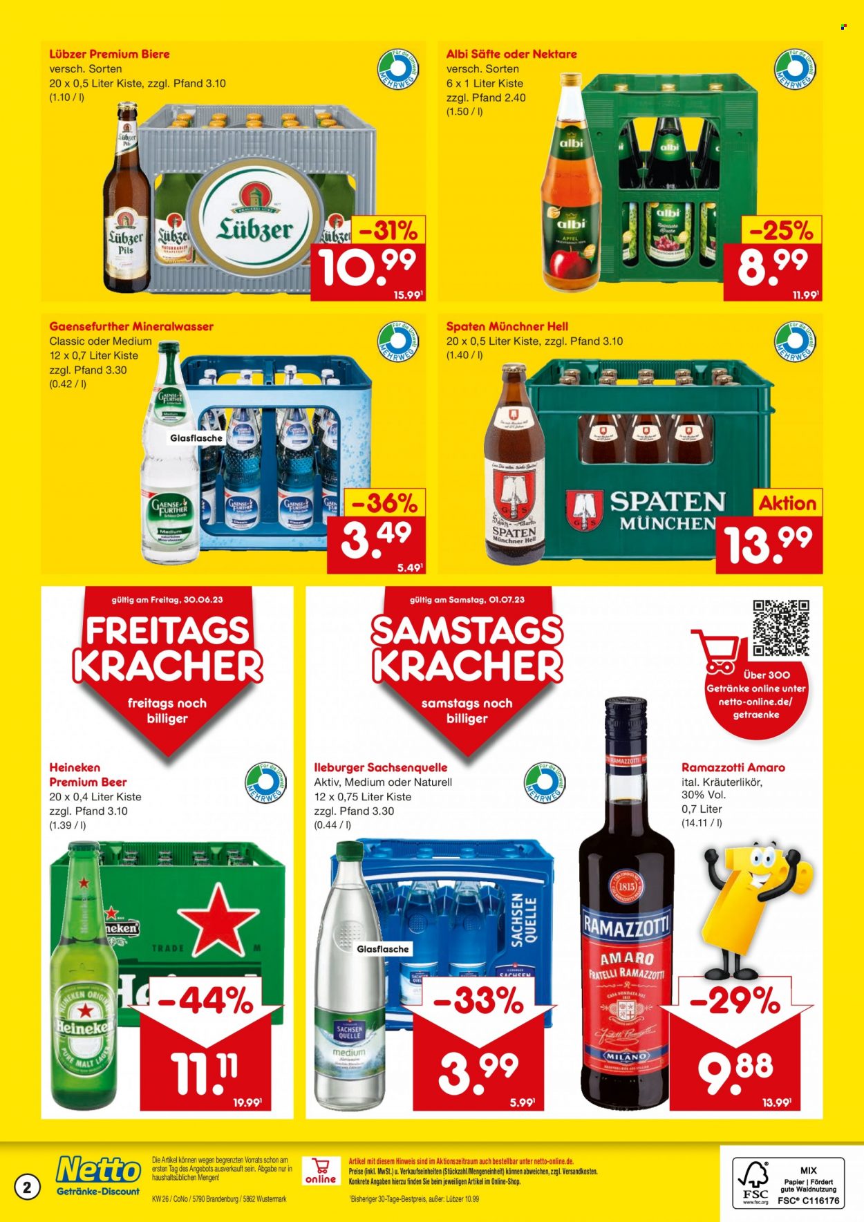 Netto Marken-Discount Prospekte  - 26.06.2023 - 1.07.2023. Seite 2