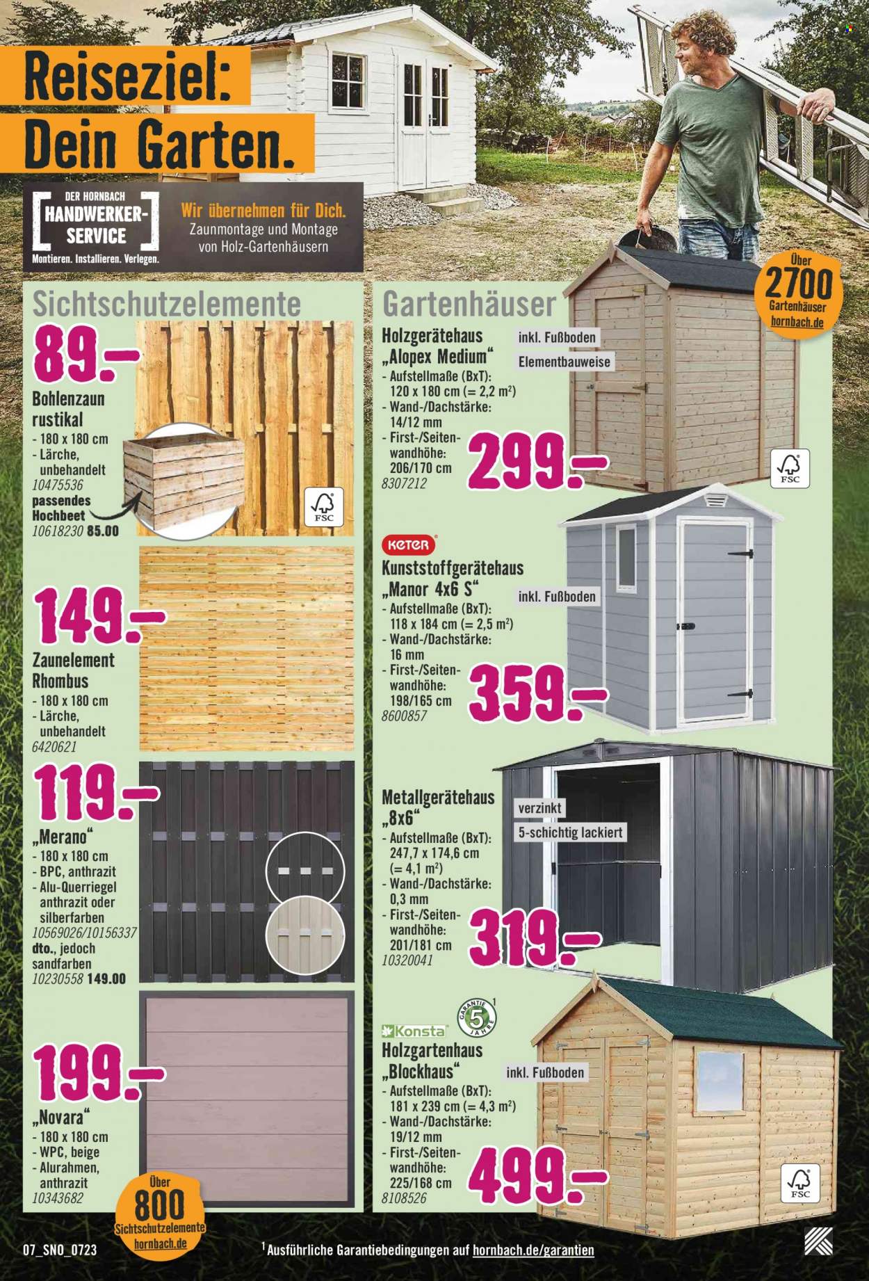 Hornbach Prospekte  - 1.07.2023 - 26.07.2023. Seite 7
