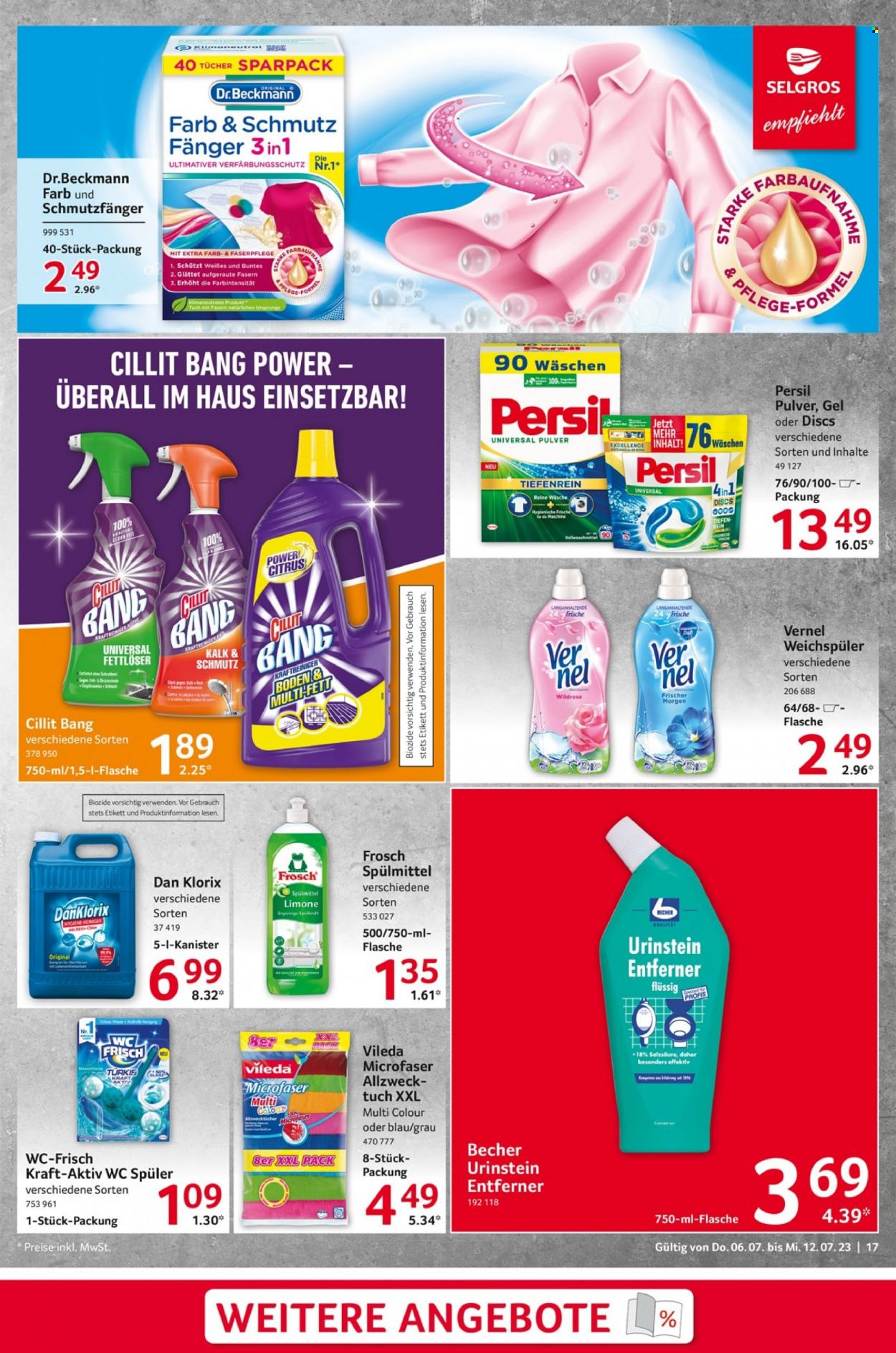 Selgros Prospekte  - 6.07.2023 - 12.07.2023. Seite 17