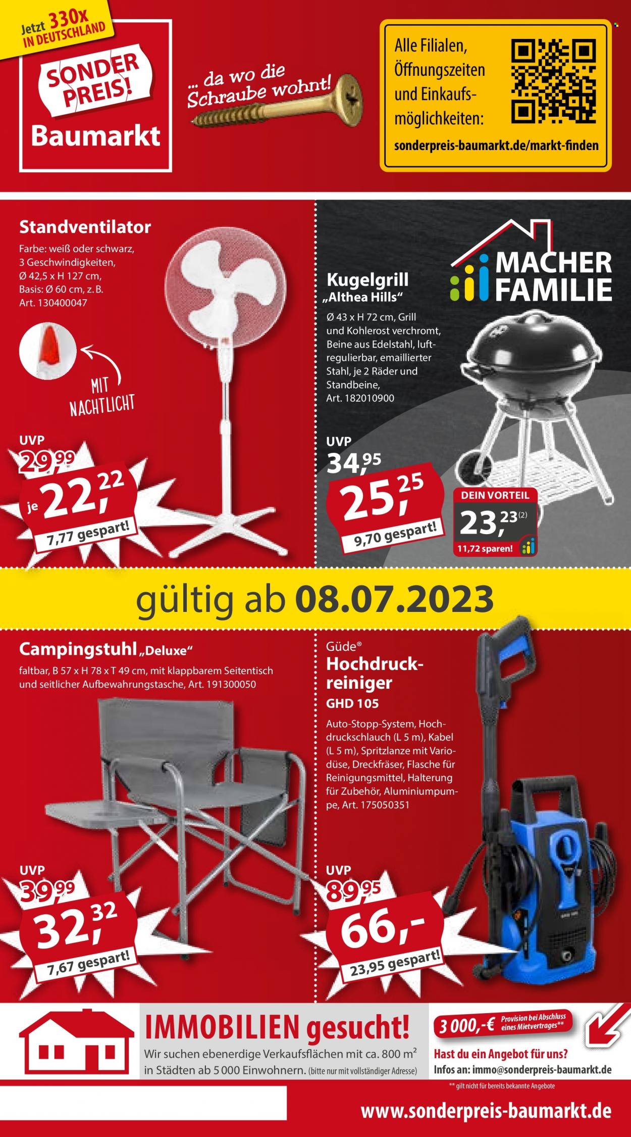 Sonderpreis-Baumarkt Prospekte  - 8.07.2023 - 14.07.2023. Seite 1