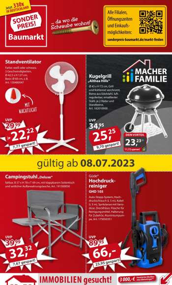 Prospekte Sonderpreis-Baumarkt - 8.07.2023 - 14.07.2023.