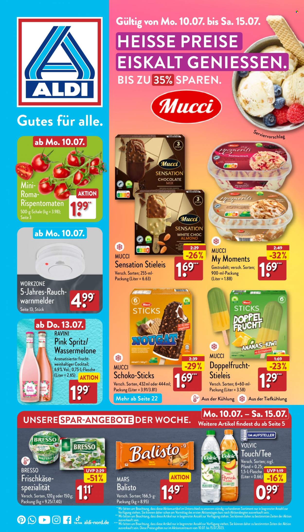 ALDI Nord Prospekte  - 10.07.2023 - 15.07.2023. Seite 1