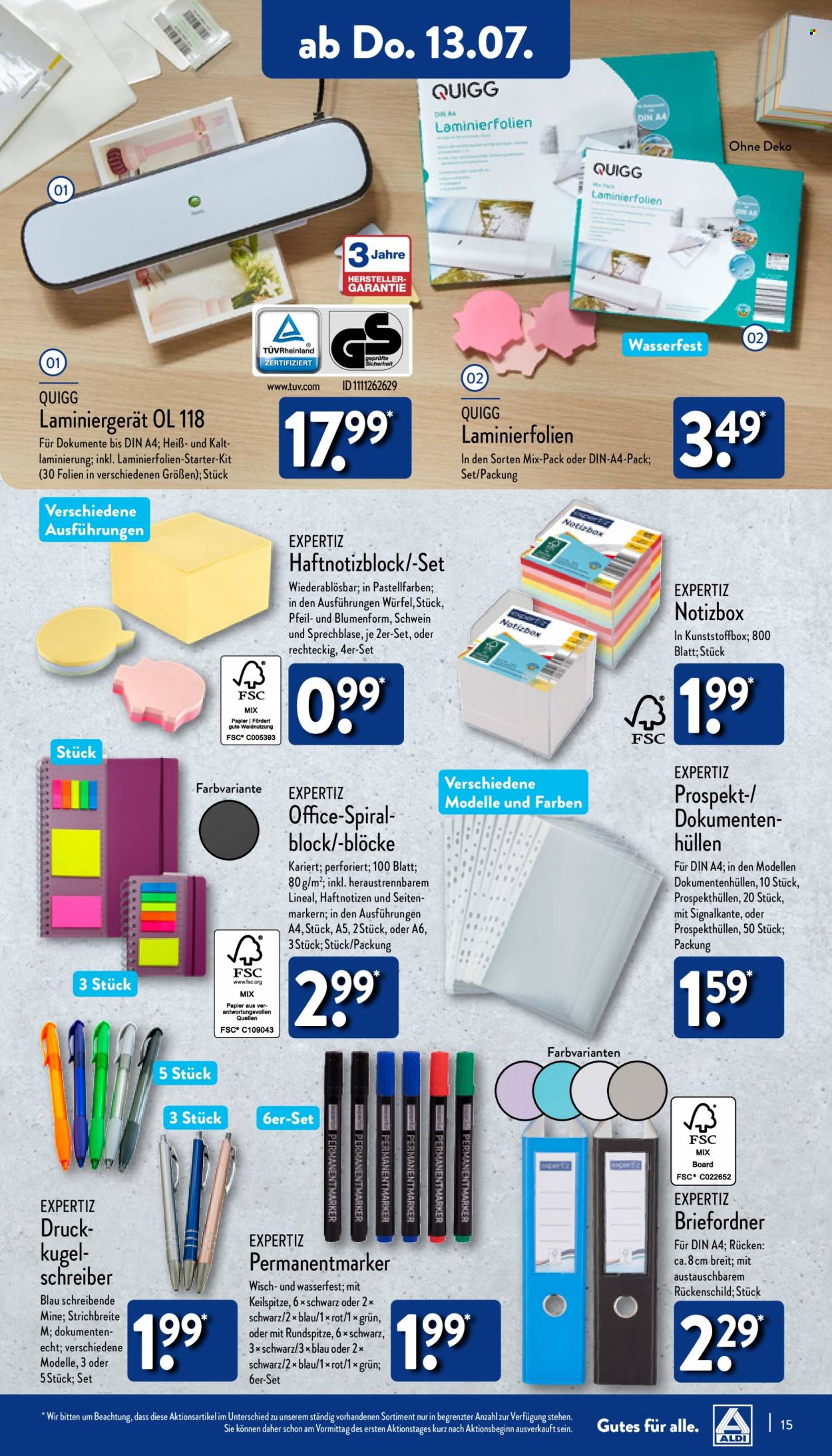 ALDI Nord Prospekte  - 10.07.2023 - 15.07.2023. Seite 15