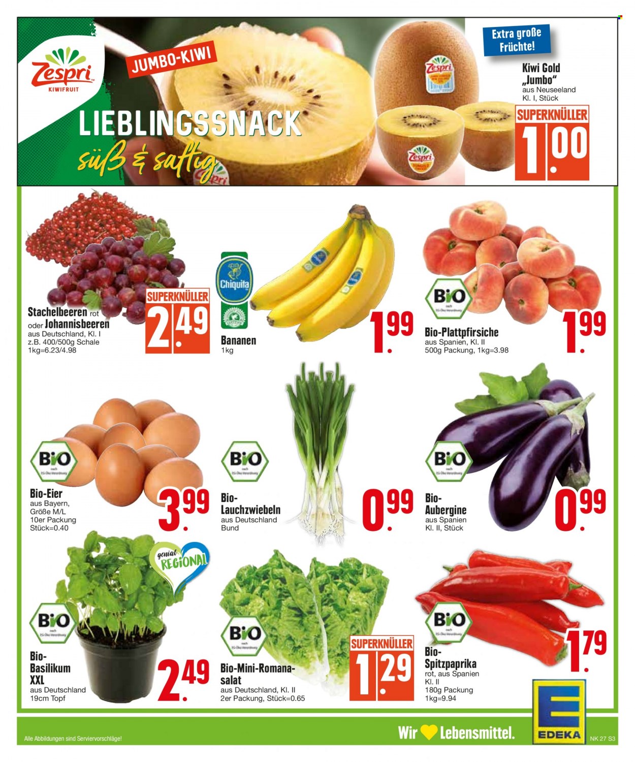 Edeka Prospekte  - 3.07.2023 - 8.07.2023. Seite 3