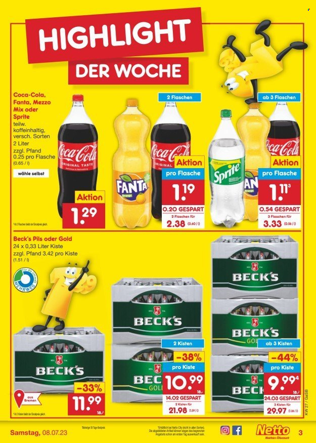 Netto Marken-Discount Prospekte  - 3.07.2023 - 8.07.2023. Seite 3