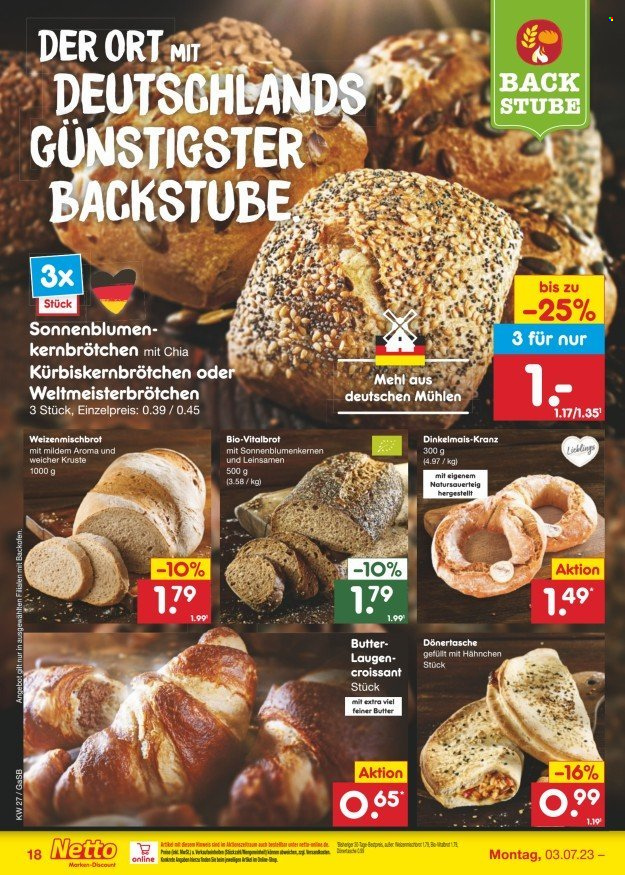 Netto Marken-Discount Prospekte  - 3.07.2023 - 8.07.2023. Seite 18