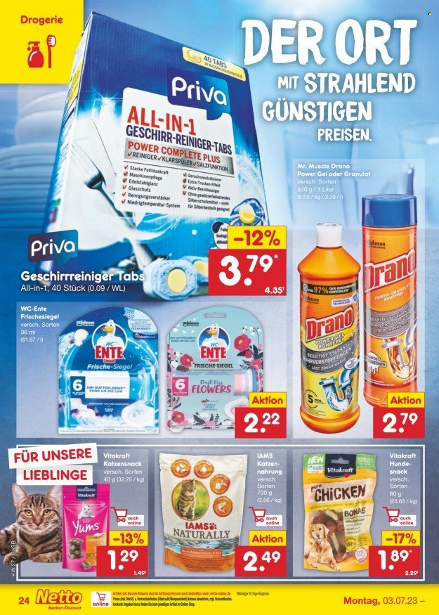 Netto Marken-Discount Prospekte  - 3.07.2023 - 8.07.2023. Seite 24