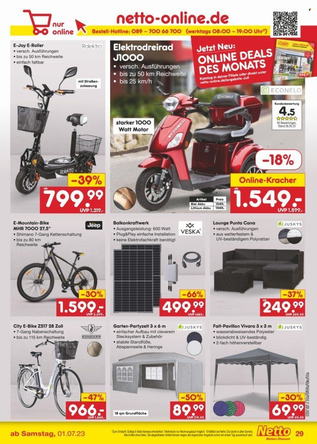 Netto Marken-Discount Prospekte  - 3.07.2023 - 8.07.2023. Seite 29