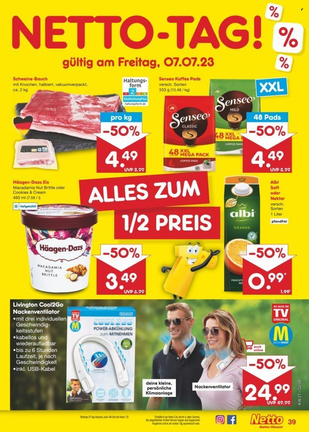 Netto Marken-Discount Prospekte  - 3.07.2023 - 8.07.2023. Seite 39