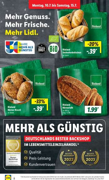 thumbnail - Bioland Steinofenbrötchen