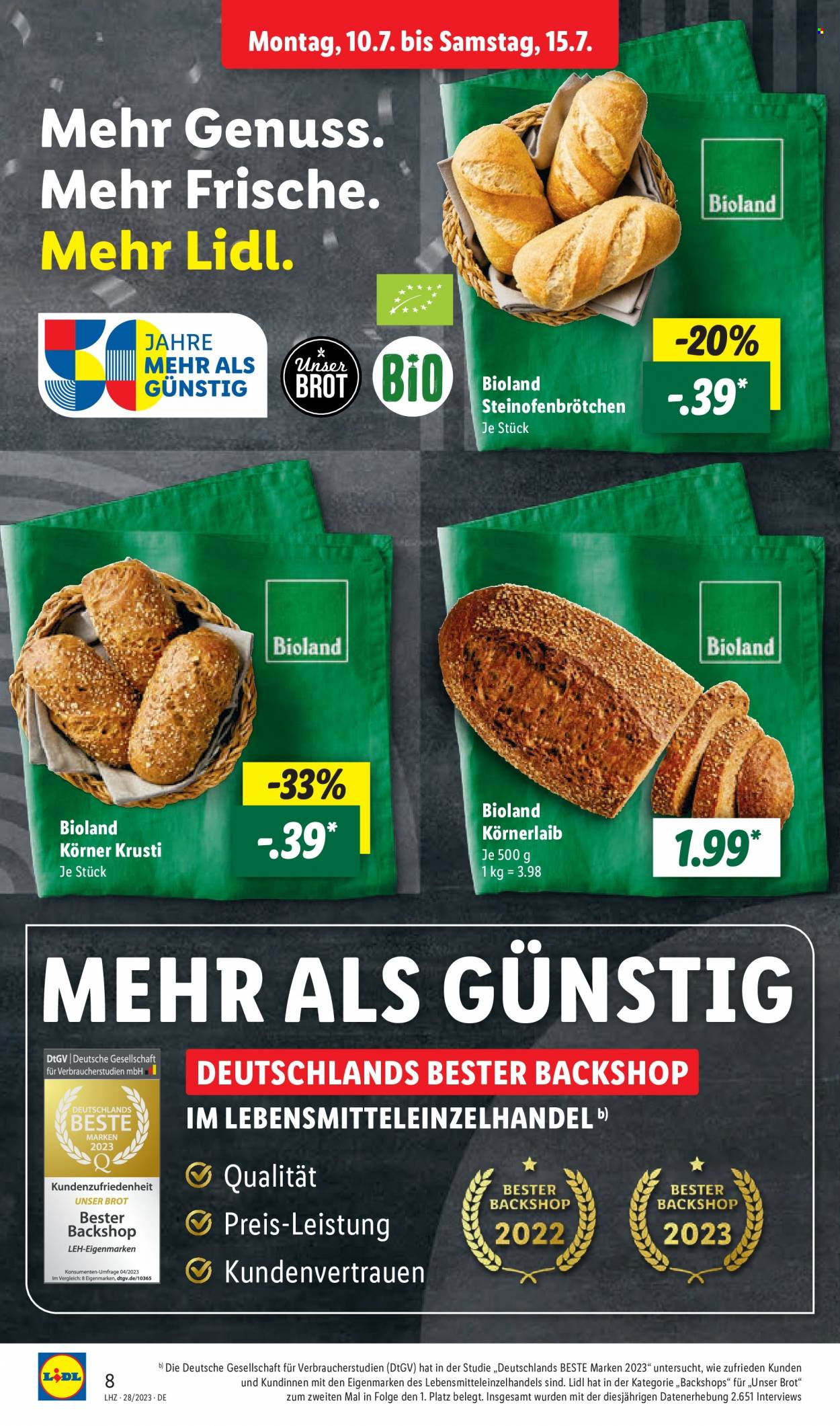 Lidl Prospekte  - 10.07.2023 - 15.07.2023. Seite 8