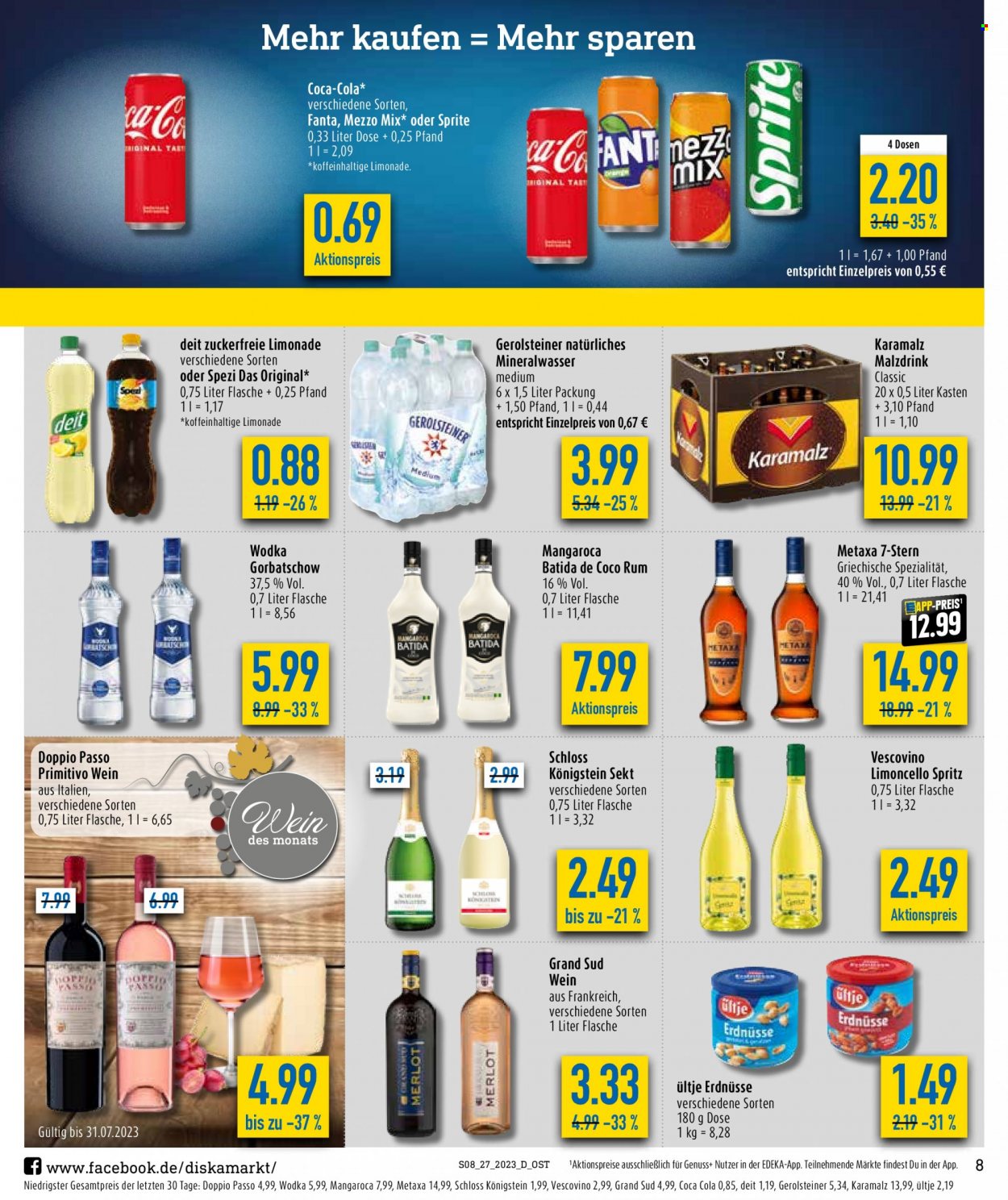 Diska Prospekte  - 3.07.2023 - 8.07.2023. Seite 8