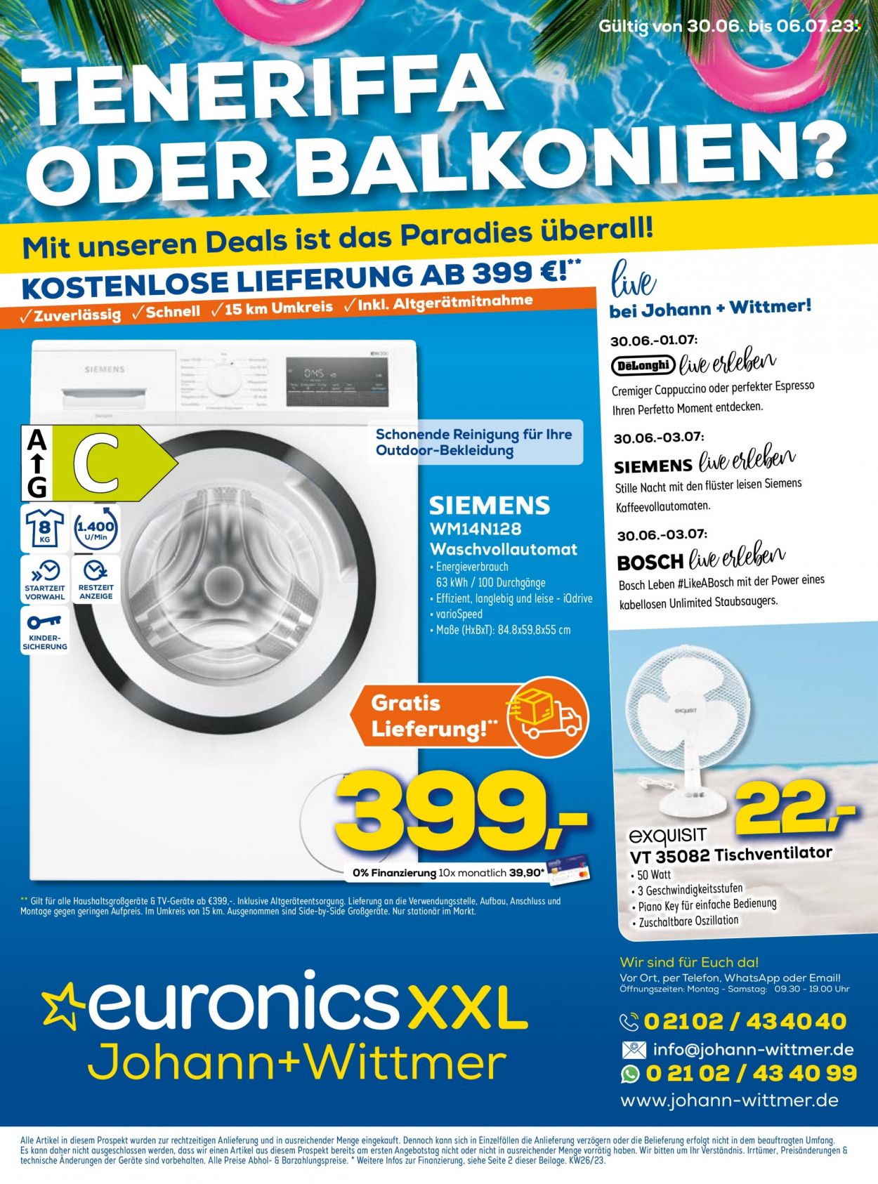 Euronics Prospekte  - 30.06.2023 - 6.07.2023. Seite 1