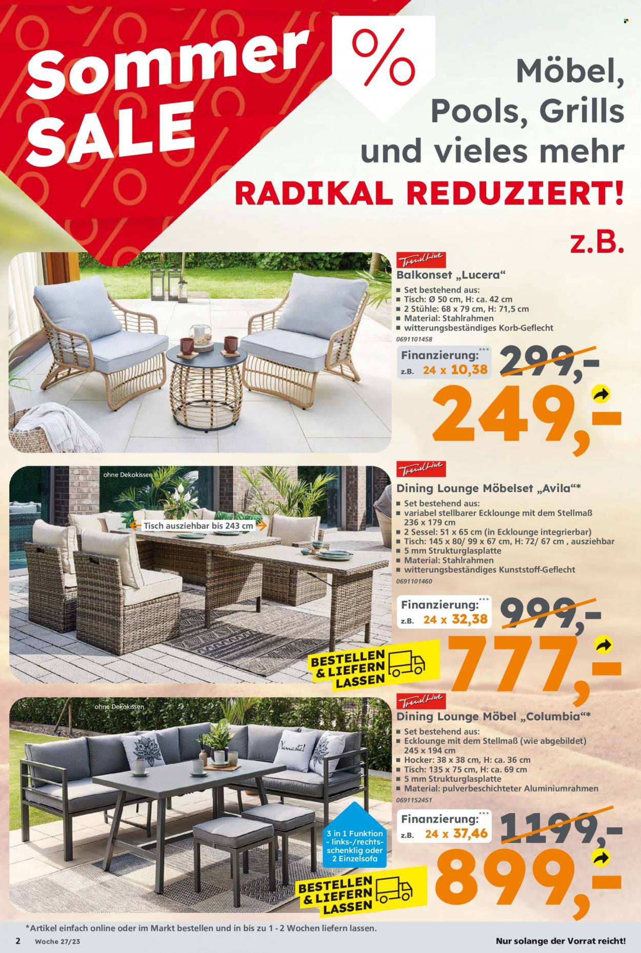 Globus Baumarkt Prospekte  - 3.07.2023 - 8.07.2023. Seite 2