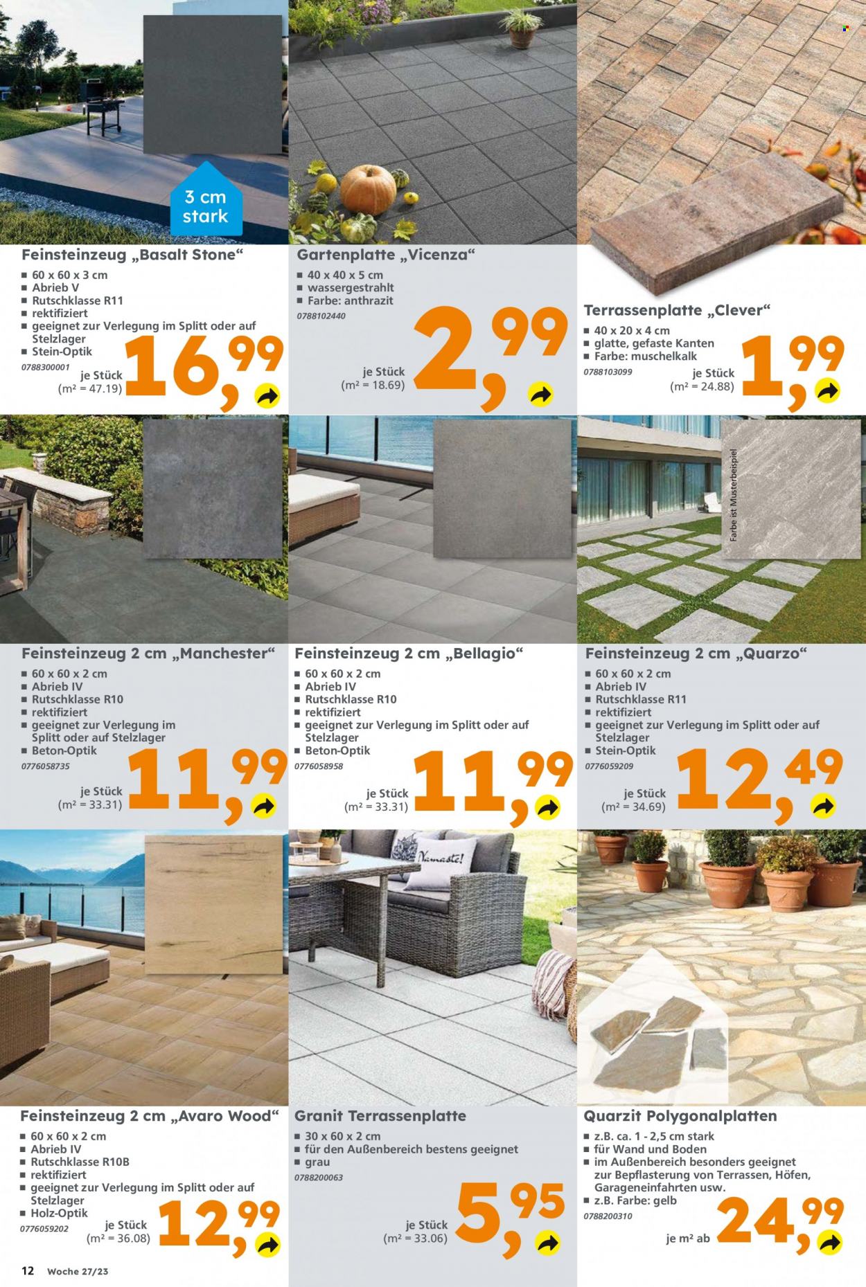 Globus Baumarkt Prospekte  - 3.07.2023 - 8.07.2023. Seite 12