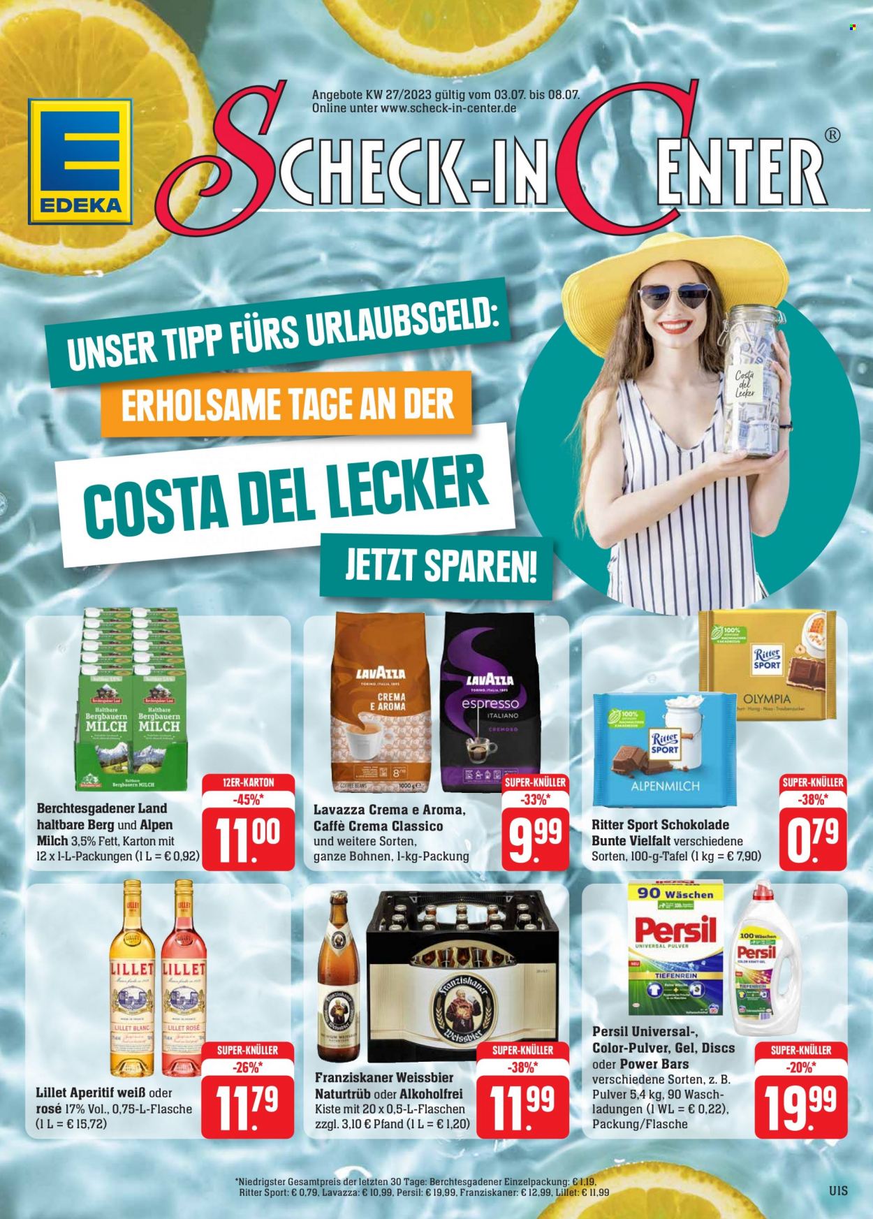 Edeka Prospekte  - 3.07.2023 - 8.07.2023. Seite 1