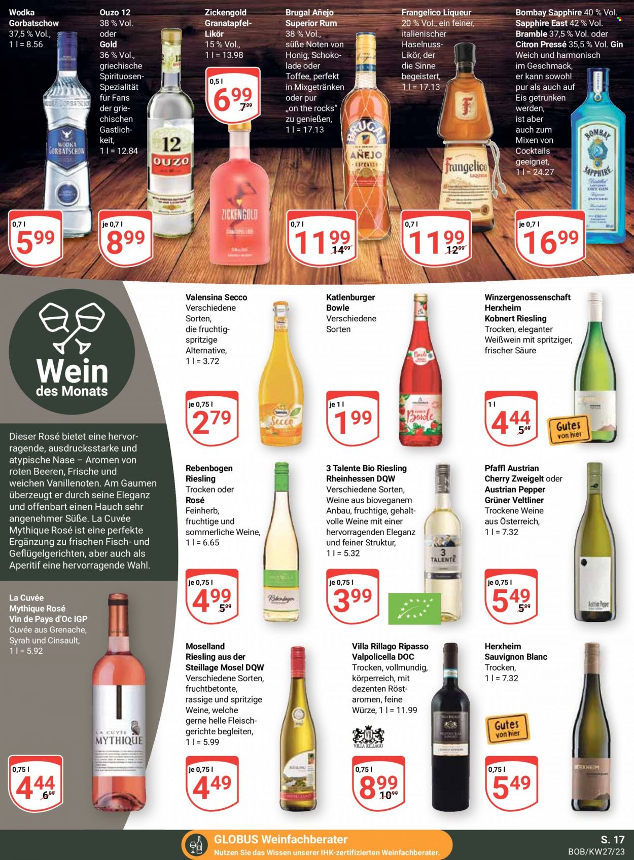 Globus Prospekte  - 3.07.2023 - 8.07.2023. Seite 17