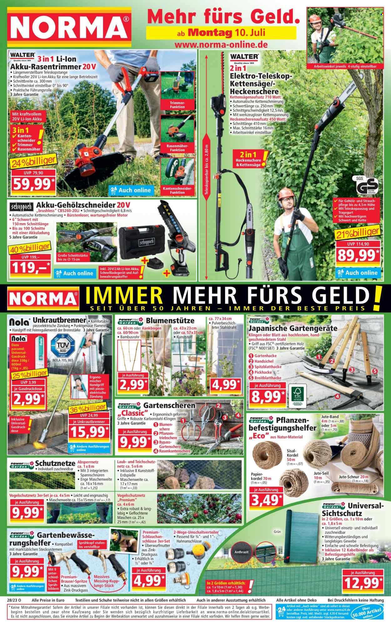 Norma Prospekte  - 10.07.2023 - 16.07.2023. Seite 1