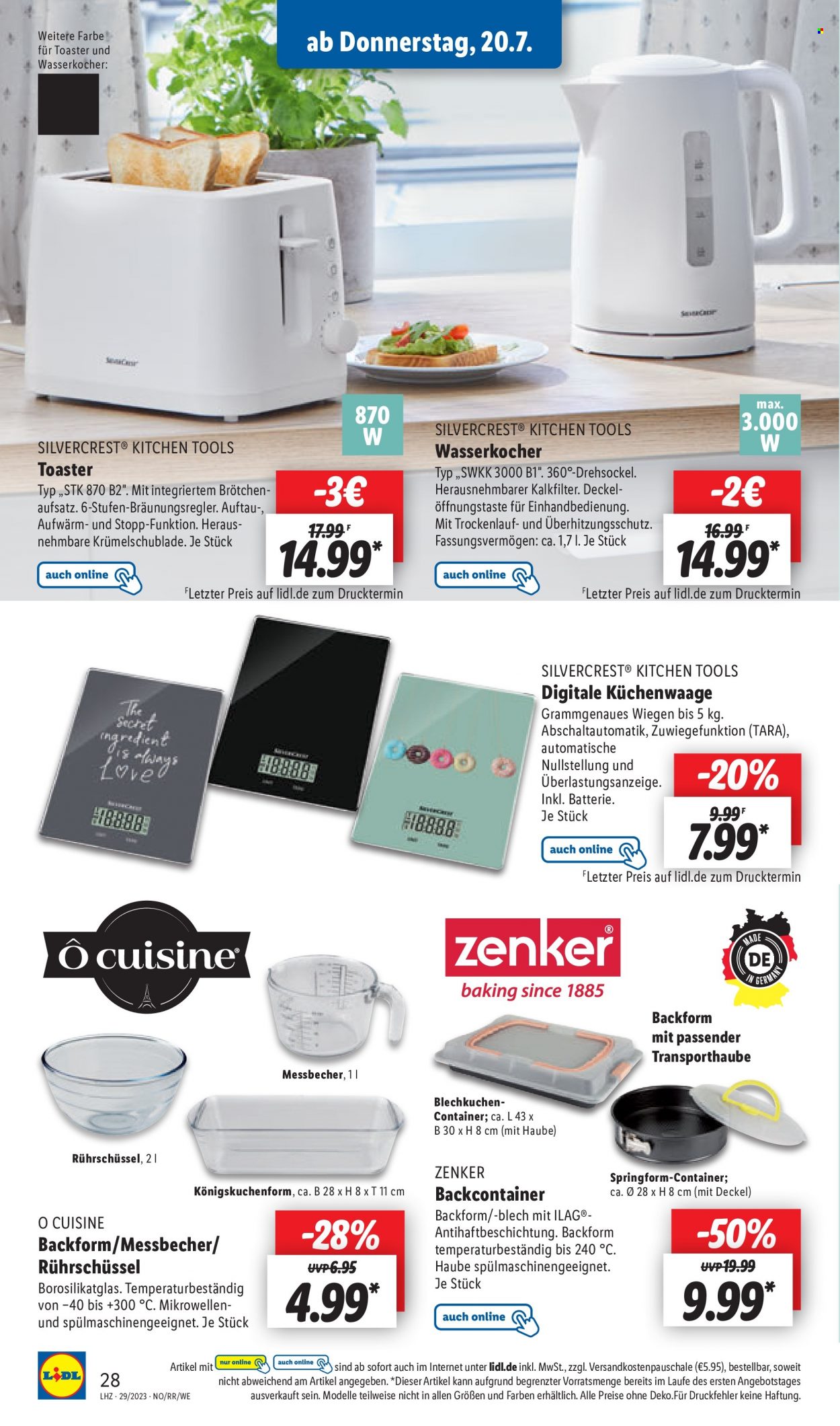 Lidl Prospekte  - 17.07.2023 - 22.07.2023. Seite 20