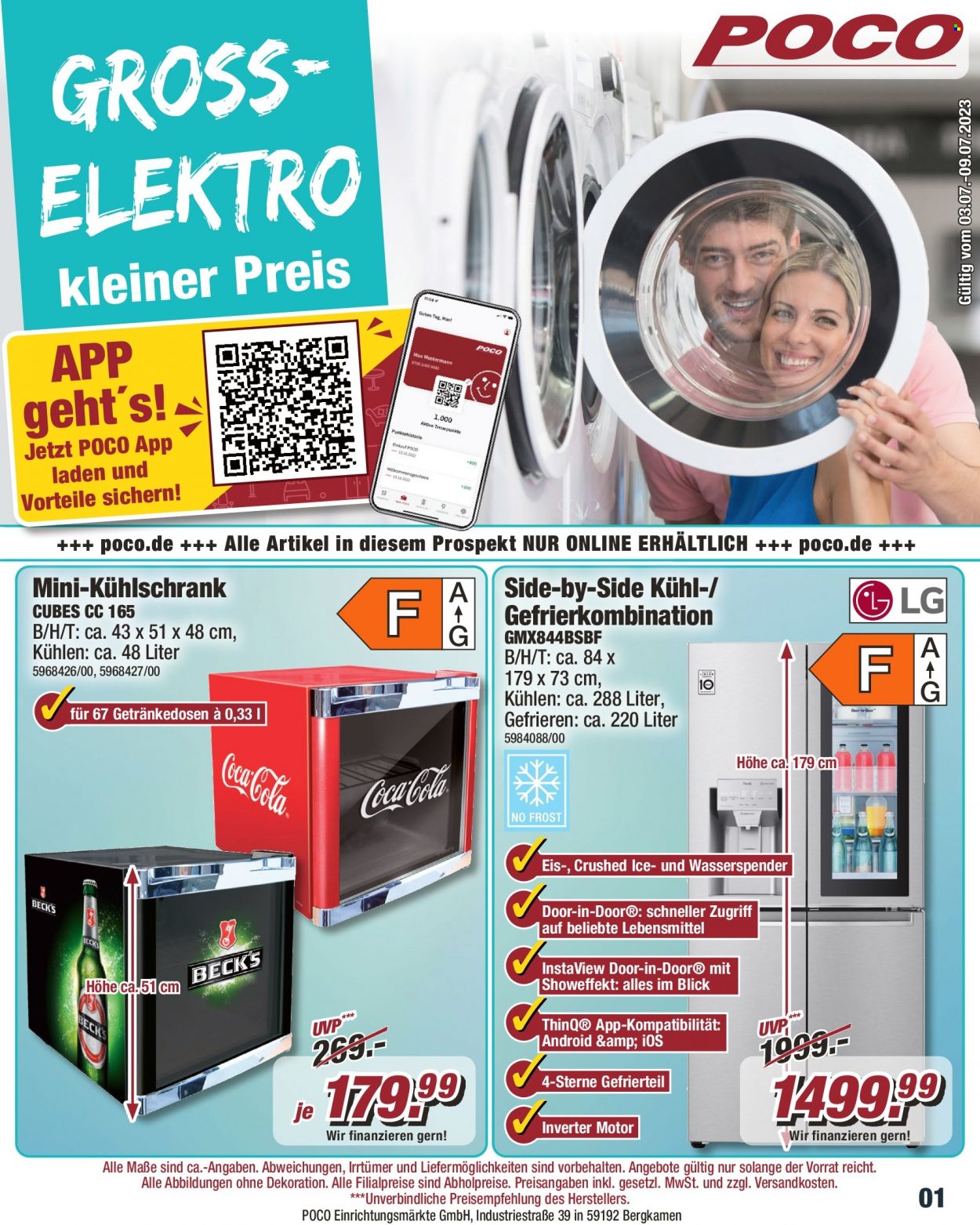 Poco Prospekte  - 3.07.2023 - 9.07.2023. Seite 1