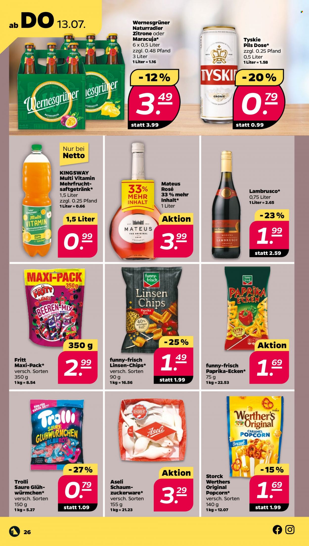 Netto Prospekte  - 10.07.2023 - 15.07.2023. Seite 26