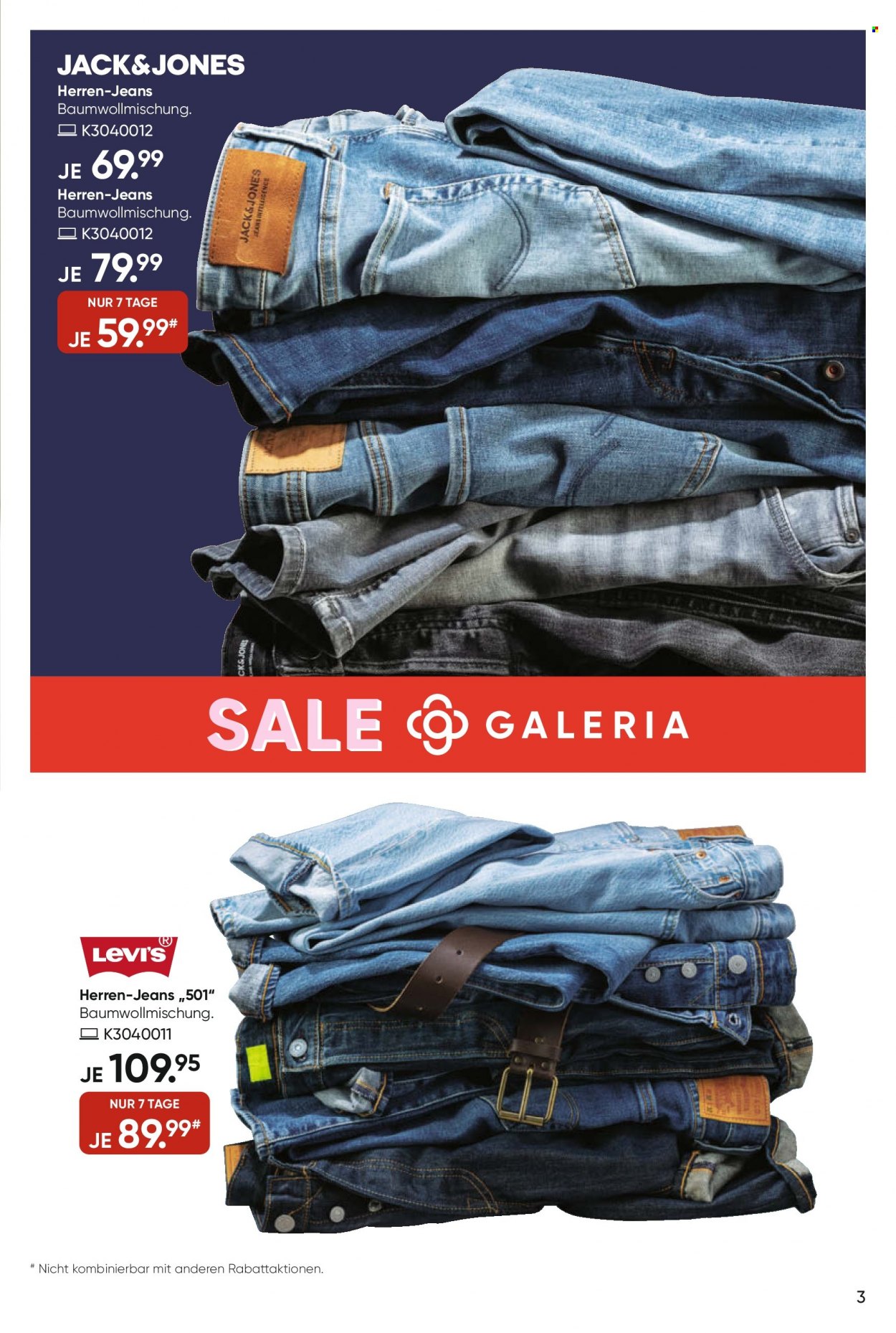 GALERIA Karstadt Kaufhof Prospekte  - 5.07.2023 - 11.07.2023. Seite 3