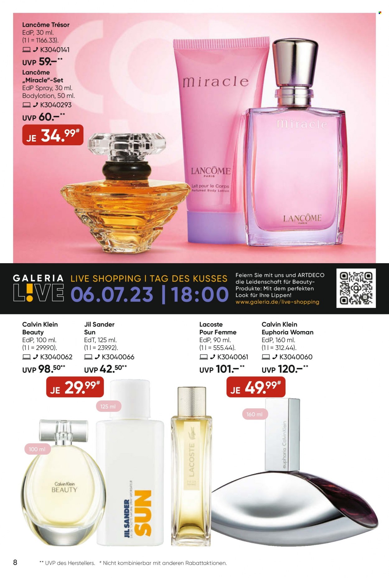 GALERIA Karstadt Kaufhof Prospekte  - 5.07.2023 - 11.07.2023. Seite 8