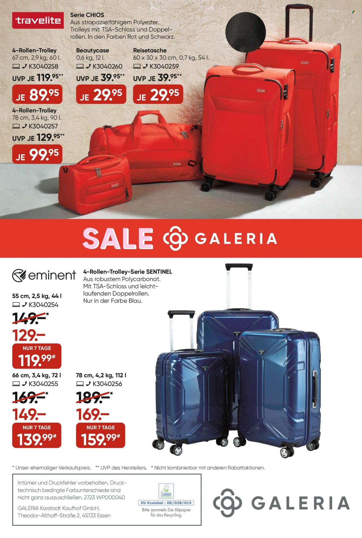 GALERIA Karstadt Kaufhof Prospekte  - 5.07.2023 - 11.07.2023. Seite 24