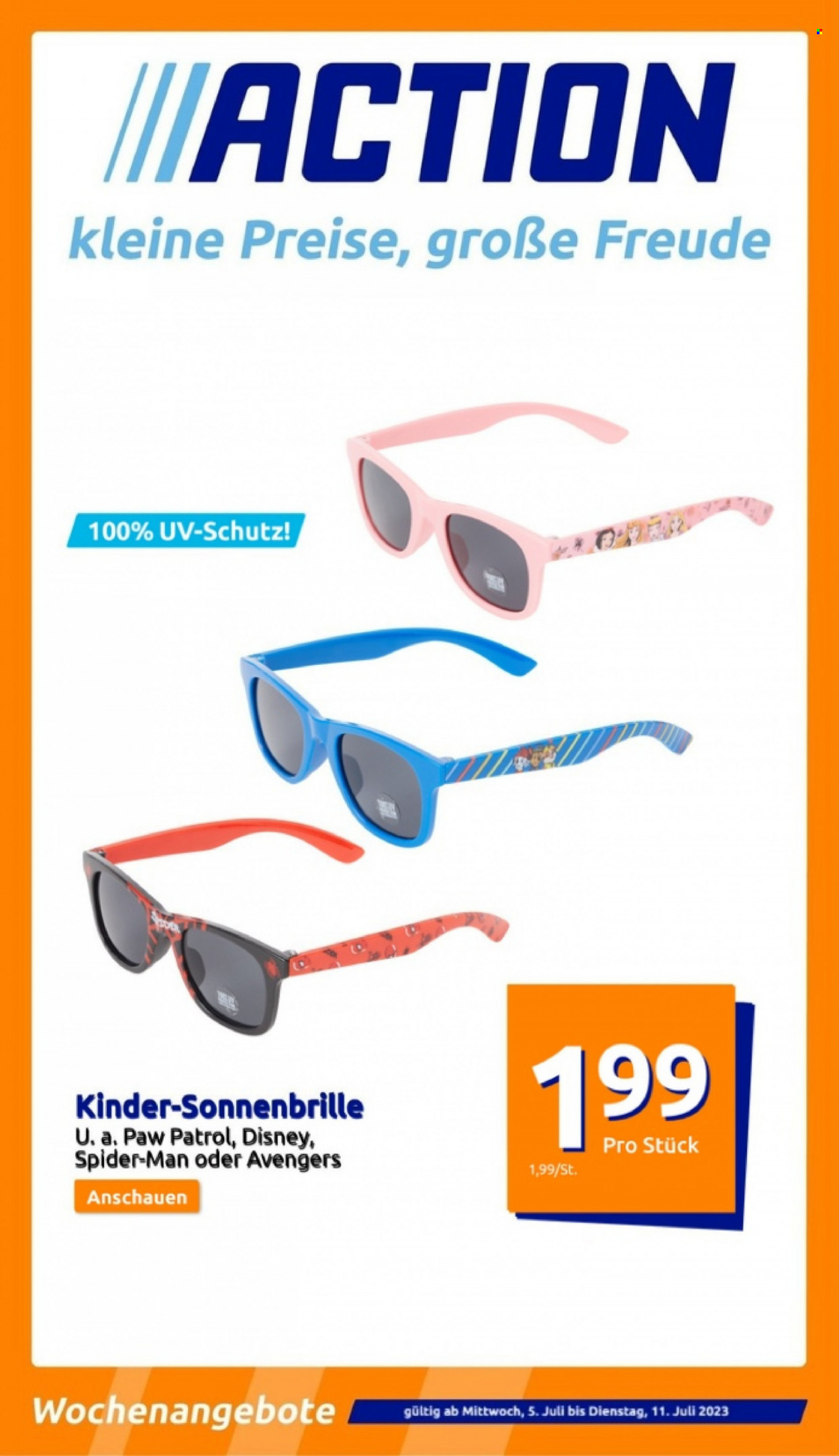 Action Prospekte  - 5.07.2023 - 11.07.2023. Seite 1
