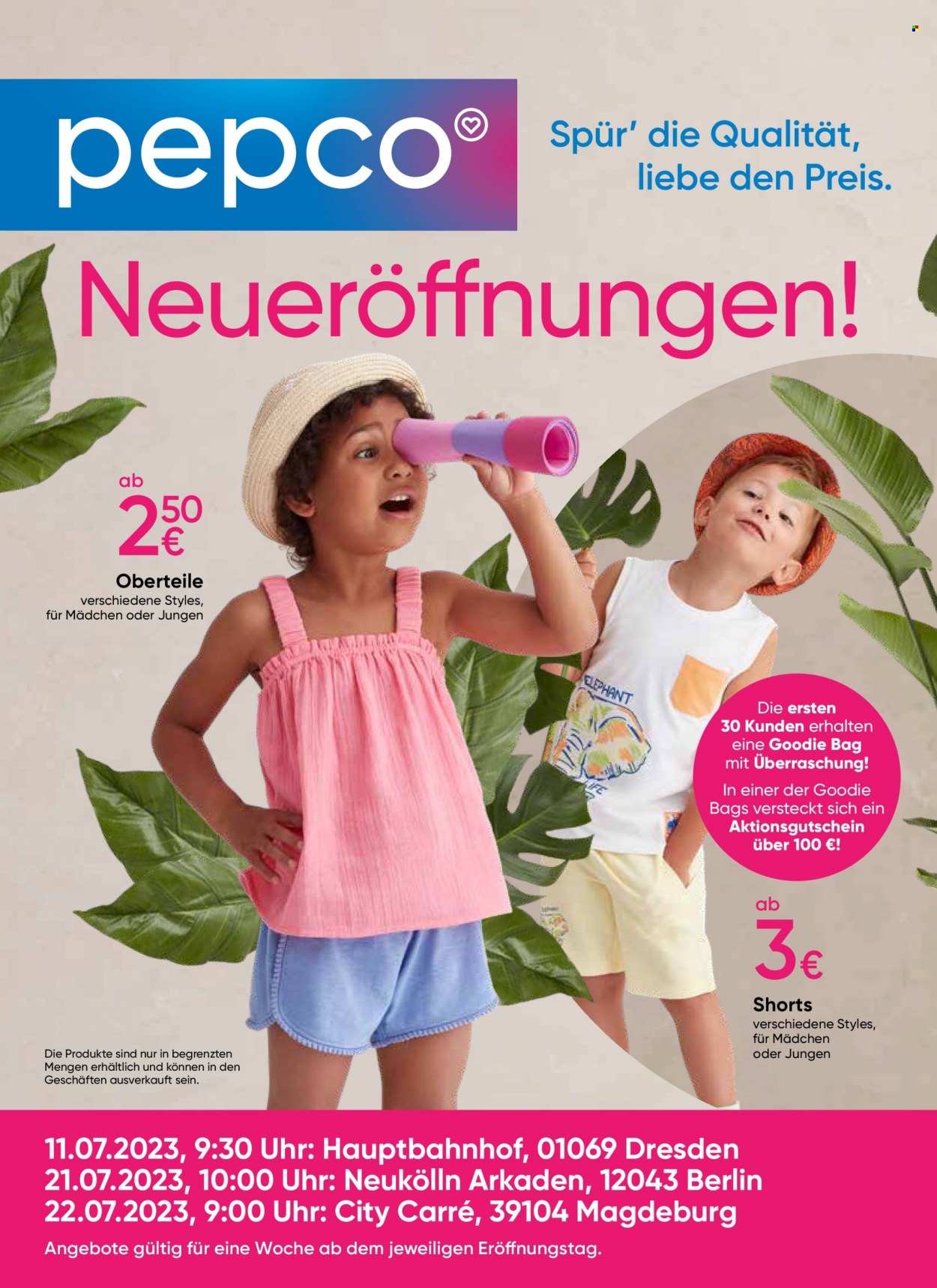 Pepco Prospekte  - 5.07.2023 - 29.07.2023. Seite 1