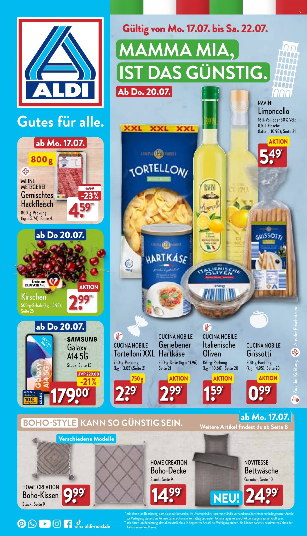 ALDI Nord Prospekte  - 17.07.2023 - 22.07.2023. Seite 1